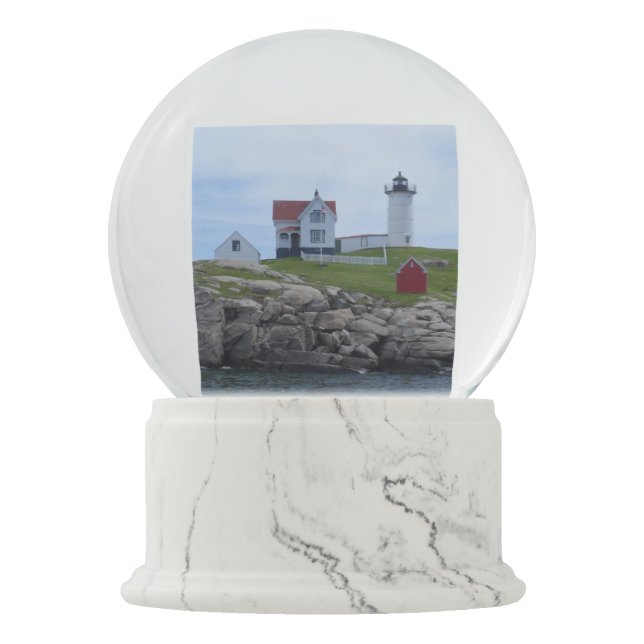 Nubble Lighthouse - Maine Snow Globe (Front)