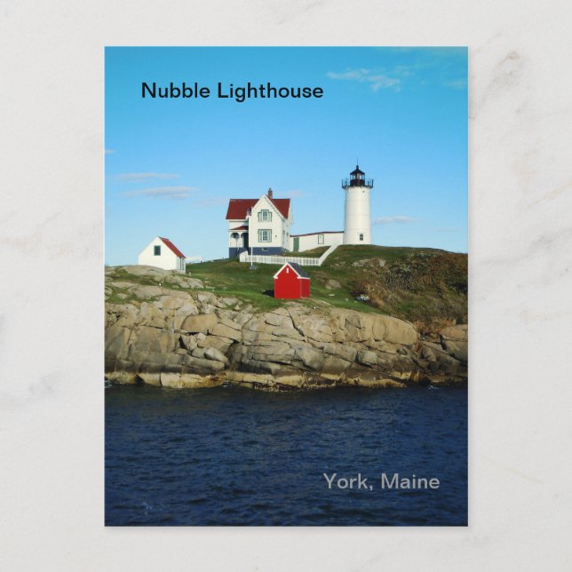 Nubble Lighthouse Postcard (Front)