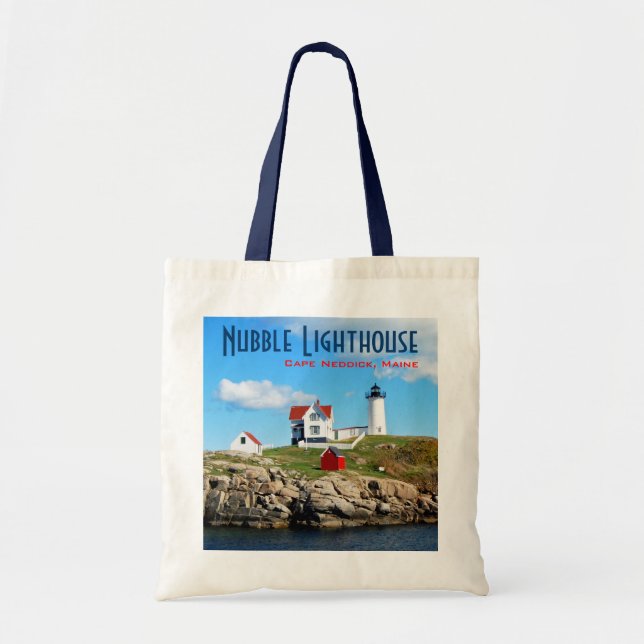 Nubble Lighthouse tote (Front)