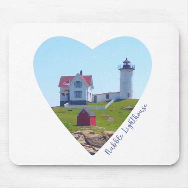 Nubble Lighthouse, York Maine Mouse Pad (Front)