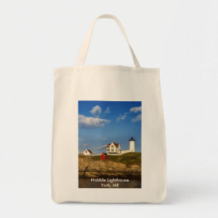 Nubble Lighthouse York, ME Tote Bag