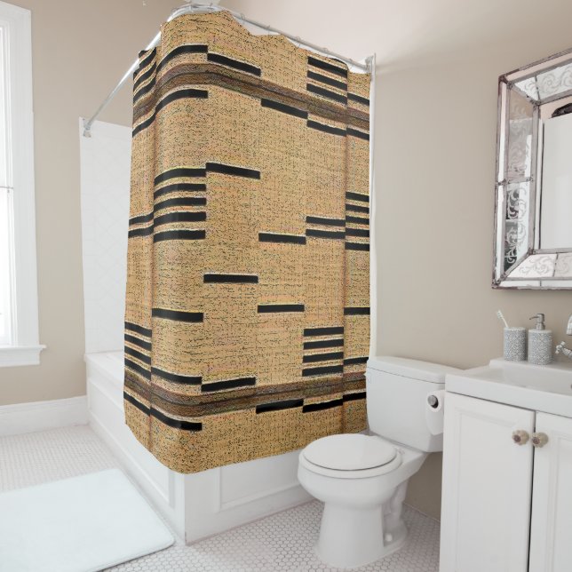 “Nubian Comfort”  Shower Curtain (In Situ)