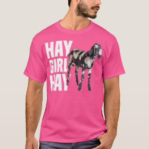 Nubian Goat Hay Girl Nubian Goat Mum T-Shirt