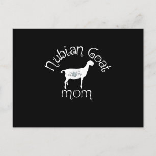 Nubian Goat Mum Gift Postcard
