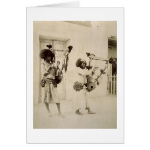 Nubian Musicians (sepia photo)