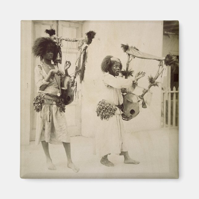 Nubian Musicians (sepia photo) Magnet (Front)
