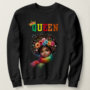 Nubian Queen: Flower Women's sweatshirt