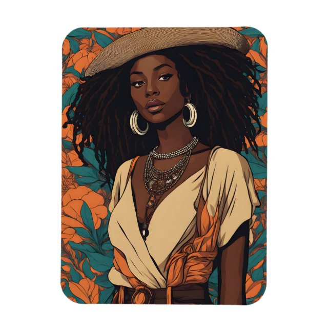 Nubian Swag Magnet (Vertical)