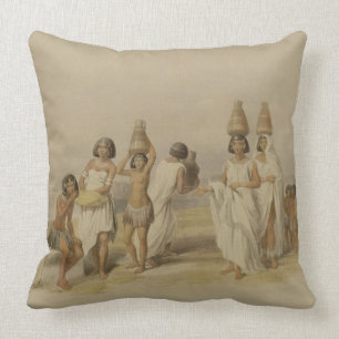 Nubian Women at Kortie on the Nile, from "Egypt an Cushion