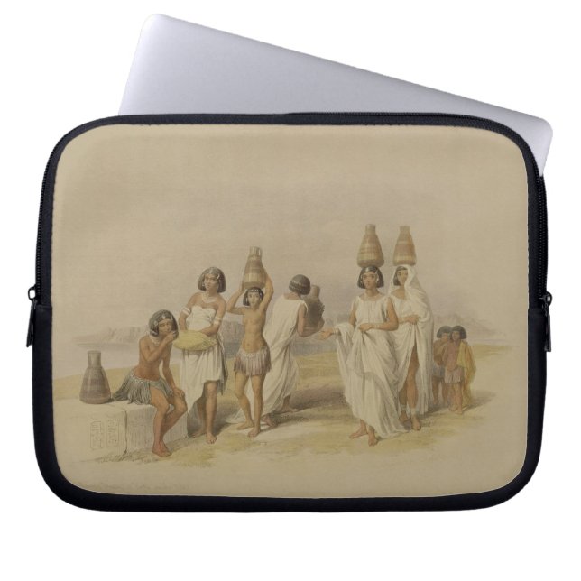 Nubian Women at Kortie on the Nile, from "Egypt an Laptop Sleeve (Front)