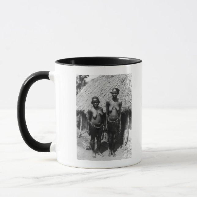 Nubian Women Standing in front of Hut Mug (Left)