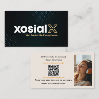 NuCalm Product Business Card – xosialX