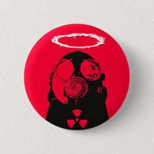 Nuclear 6 Cm Round Badge