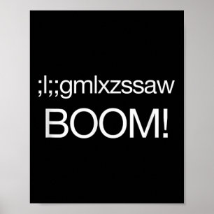 Nuclear Bomb Us Strategic Command Funny Quote Kid  Poster