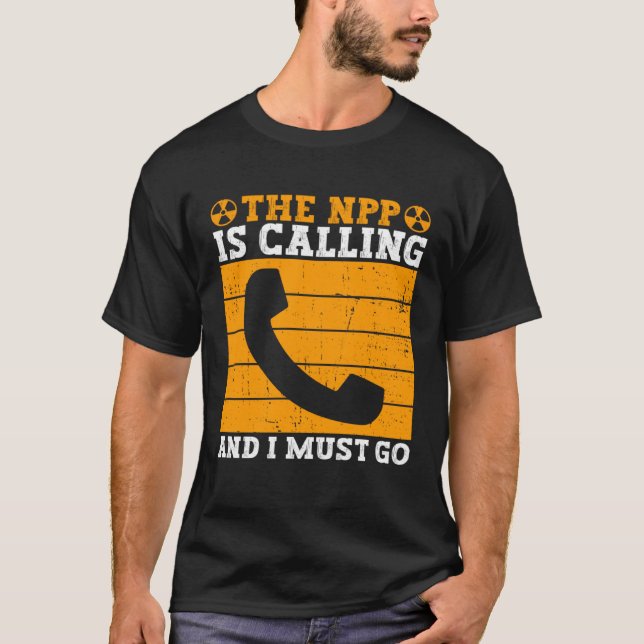 Nuclear Energy And Nuclear Engineering T-Shirt (Front)