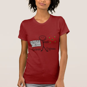 Nuclear Engineer Gifts--Stick People Humour T-Shirt
