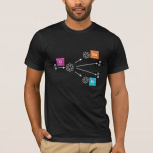 Nuclear Fission Physics Uranium Barium Krypton T-Shirt