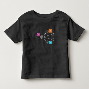 Nuclear Fission Physics Uranium Barium Krypton Toddler T-Shirt