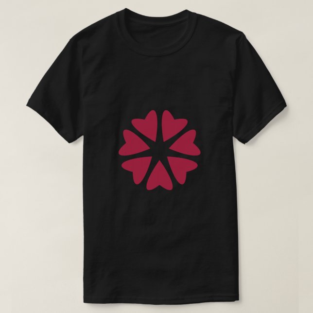 Nuclear Hearts - magenta red - image.     T-Shirt (Design Front)