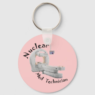 Nuclear Med Technician Gifts Key Ring