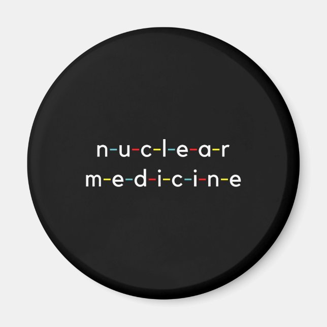 Nuclear Medicine Nucleology Funny Radiology Magnet (Front)