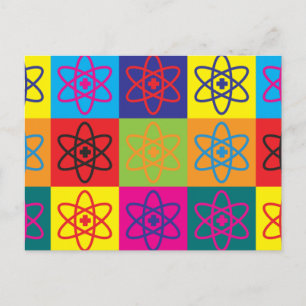 Nuclear Medicine Pop Art Postcard