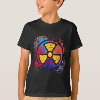 Nuclear Medicine Radiation Symbol Colorful Radiolo T-Shirt