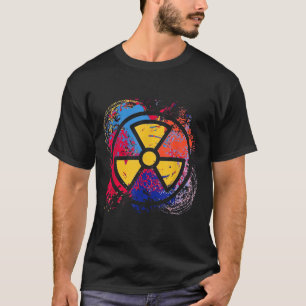 Nuclear Medicine Radiation Symbol Colorful Radiolo T-Shirt