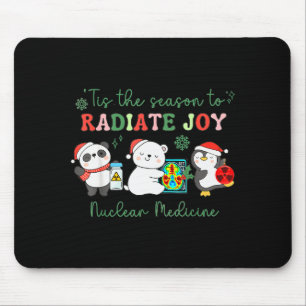 Nuclear Medicine Tech Christmas Holiday Radiology Mouse Pad