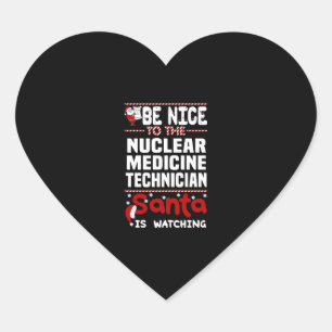 Nuclear Medicine Technician Heart Sticker