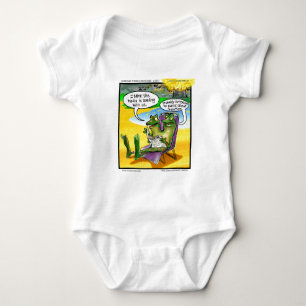 Nuclear Neighbours (Twin Frogs) Funny Gifts & Card Baby Bodysuit