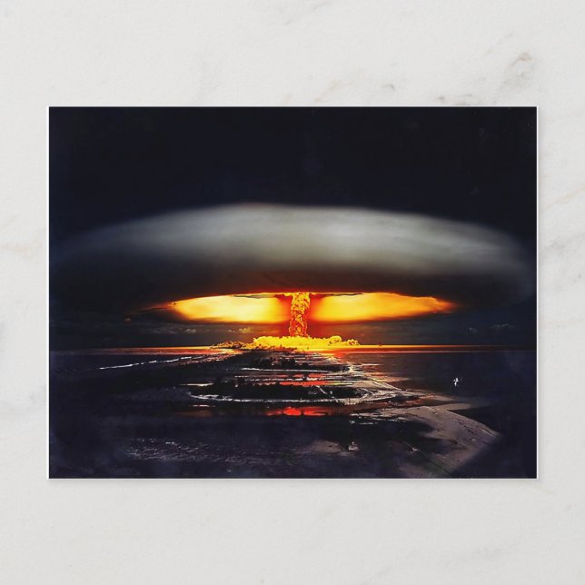 nuclear night shot.jpg postcard (Front)