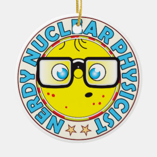Nuclear Physicist Nerdy Ceramic Tree Decoration