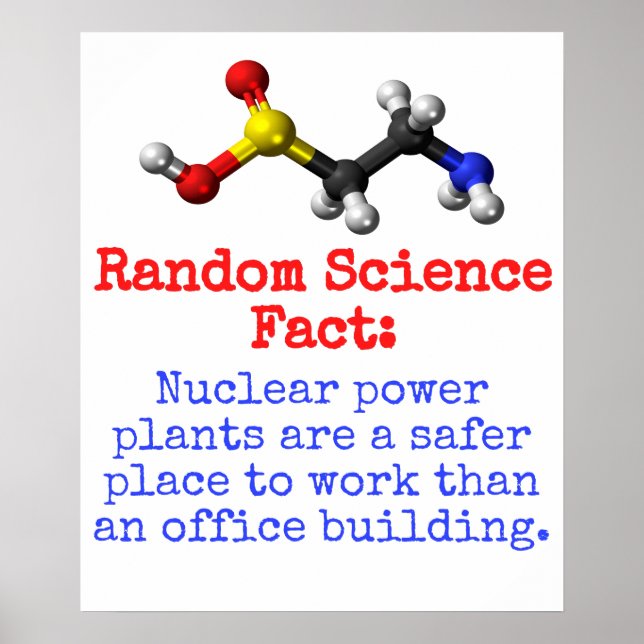 Nuclear Power Plants Are A Safer Place - Science F Poster (Front)
