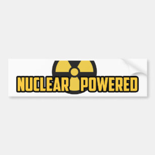 Nuclear Powered Bumpersticker Bumper Sticker