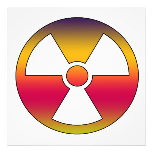 Nuclear radioactive sign