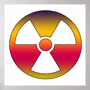 Nuclear radioactive sign