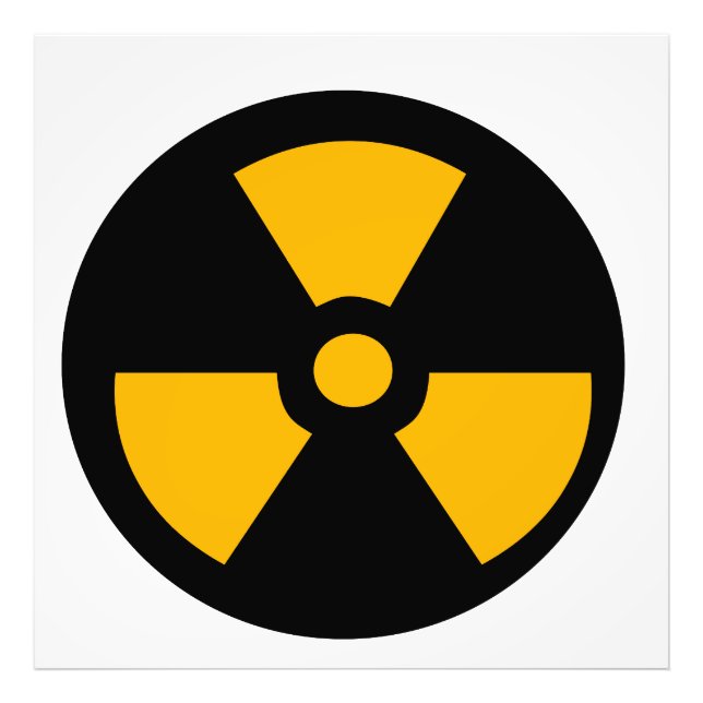 Nuclear radioactive sign (Front)