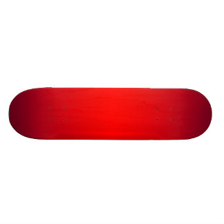 Nuclear Red Gradient - Poppy Reds Template Blank Skateboard