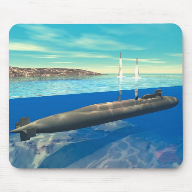 nuclear submarine mouse pad (Front)