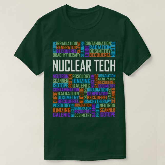 Nuclear Tech Words T-Shirt (Design Front)
