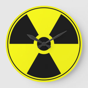 Nuclear Trefoil Wall Clock