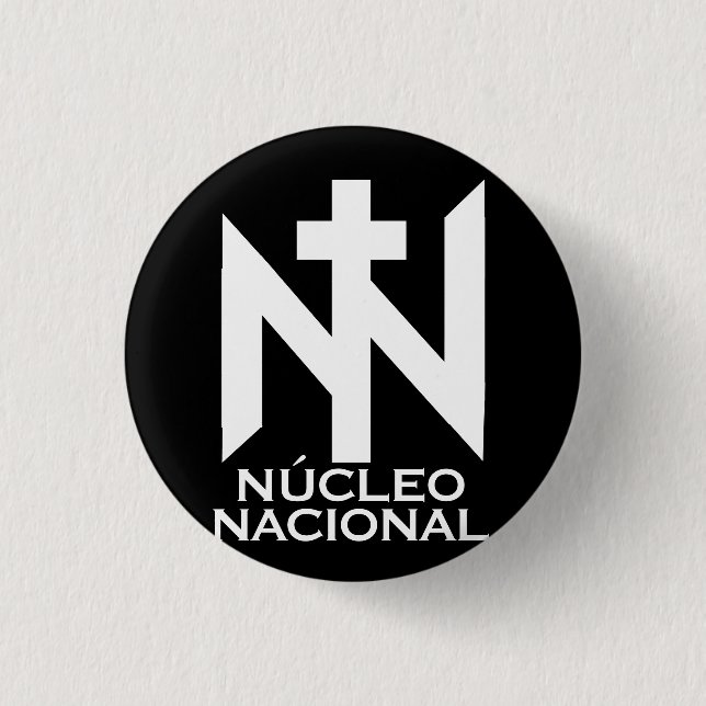 NÚCLEO NACIONAL 3 CM ROUND BADGE (Front)