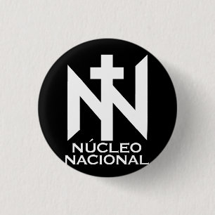 NÚCLEO NACIONAL 3 CM ROUND BADGE