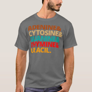 Nucleobases Biology Teacher DNA Biologist T-Shirt