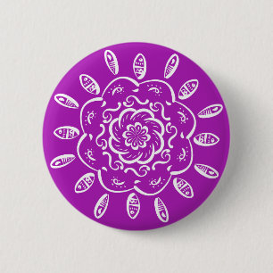 Nudibranch Mandala 6 Cm Round Badge