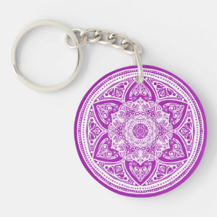 Nudibranch Mandala Key Ring