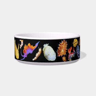 Nudibranch & Sea Slug Ceraminc Pet Bowl