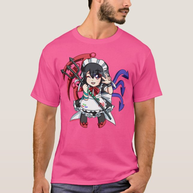 Nue Hojuu Maid Chibi T-Shirt (Front)