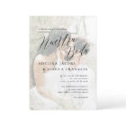 Nuestra Boda Caligrafía Moderna Invitación de Boda